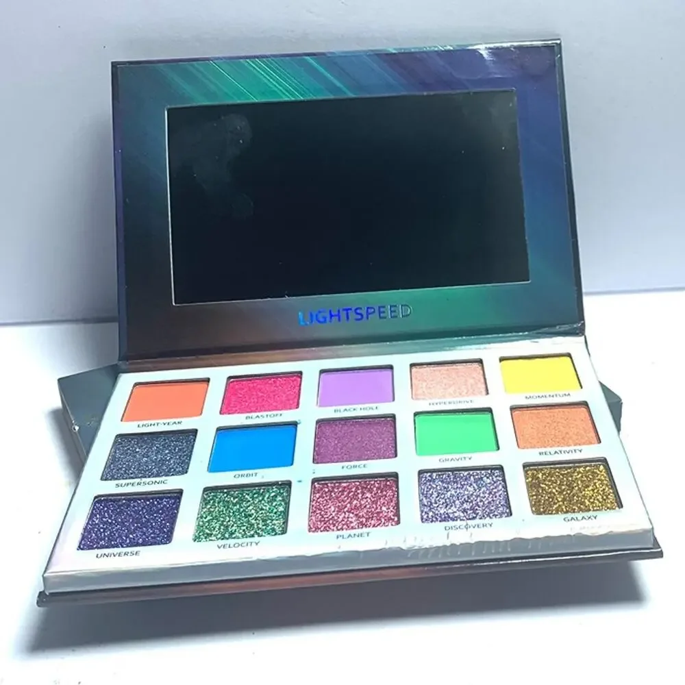 Evelyn Rose Cosmetics Lightspeed 15 Color Pressed Pigment and Glitter Palette